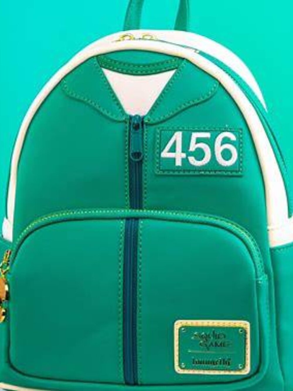 Loungefly Netflix Squid Game Player 456 Seong Gi-Hun Cosplay Backpack NWT